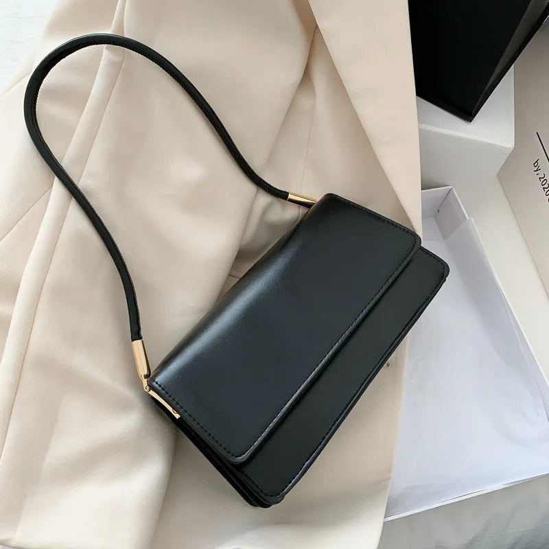 PU Saddle Shoulder Bag