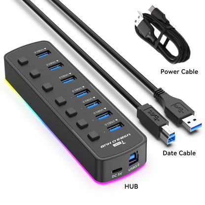 7-Port USB Hub