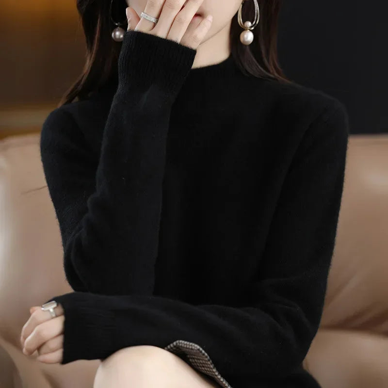 Basic Half-High Collar Sweater