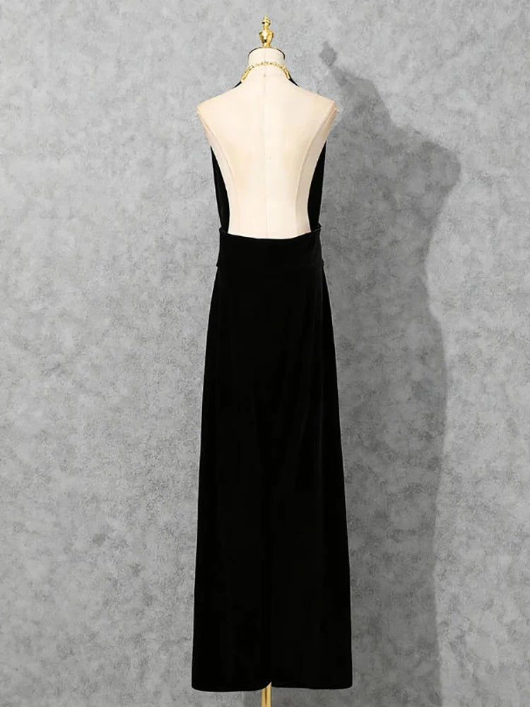 Glamorous Open-Back Flare Jumpsuit