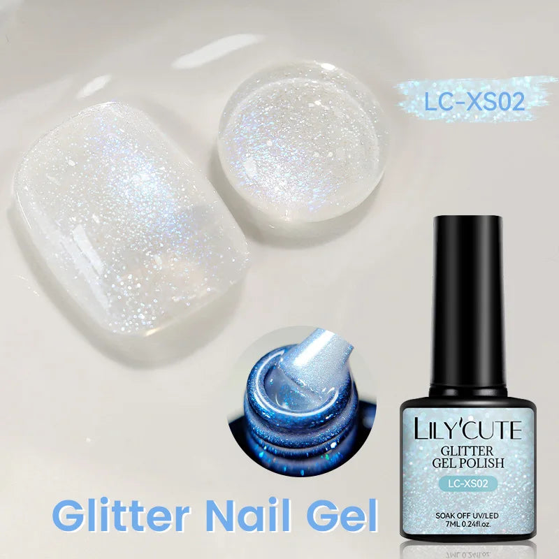 LILYCUTE Glitter Nail Gel Polish