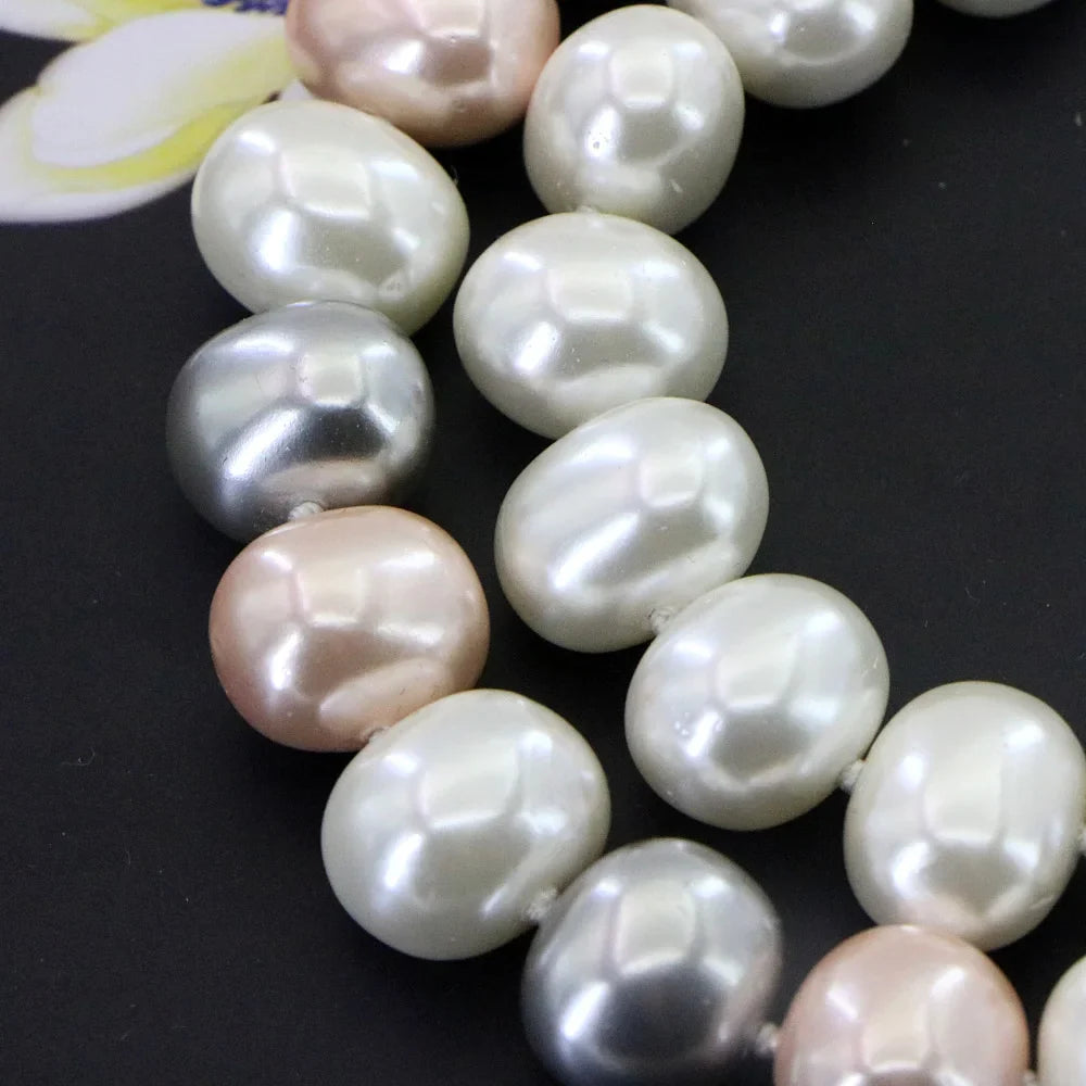 Marine Shell Pearl Necklace Women
