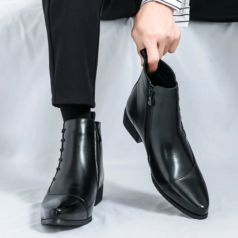 Ethnic Suede Riding Boots