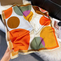 Leopard Square Print Shawl Scarf