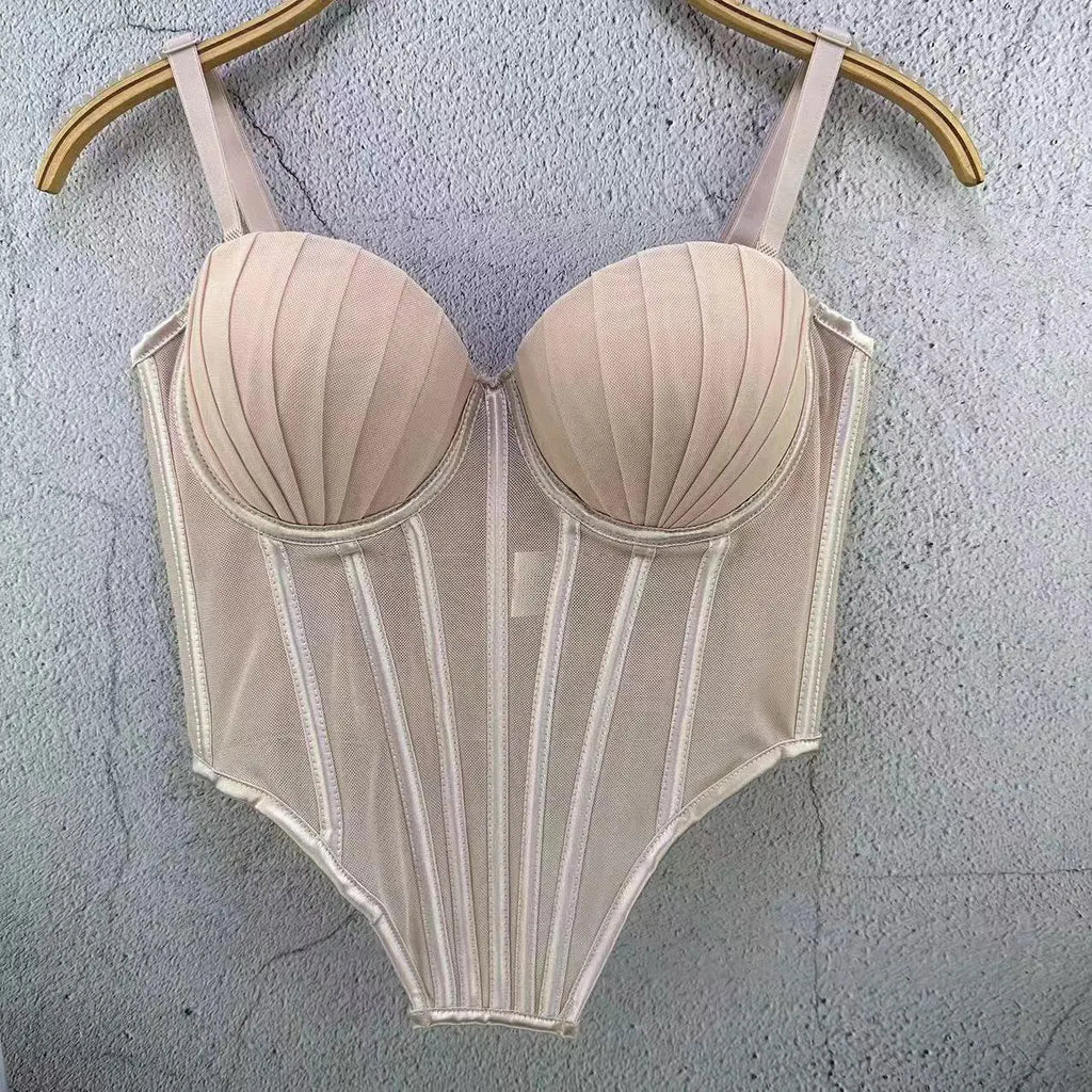 Solid Overbust Corset