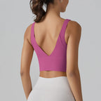 Hollow-Out Yoga Tank Top