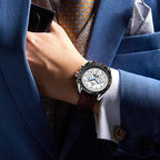 ONOLA Hollow Leather Automatic Watch