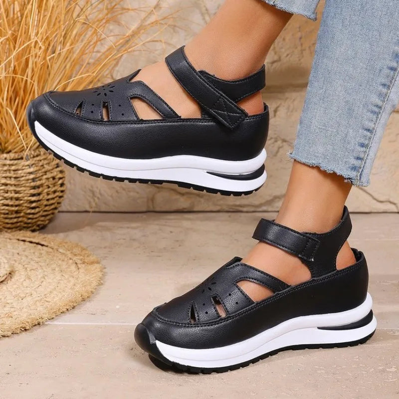 Women Basic PU Sandals