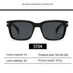 Retro square sunglasses