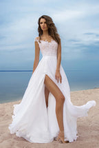 White Lace Cotton Sundress