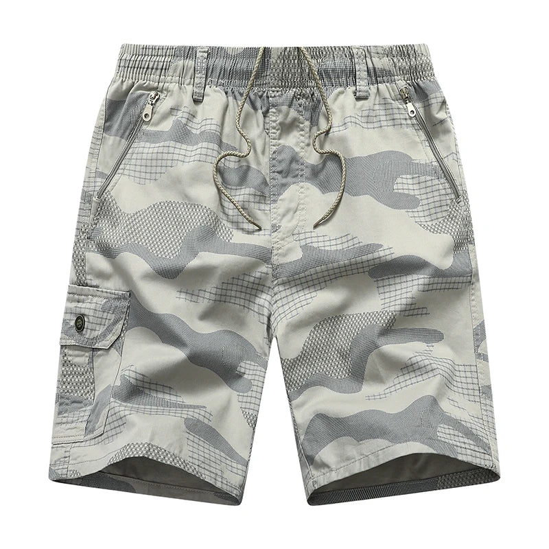 Lightweight Camo Cargo Shorts