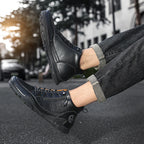 Handmade Leather Ankle Winter Boots