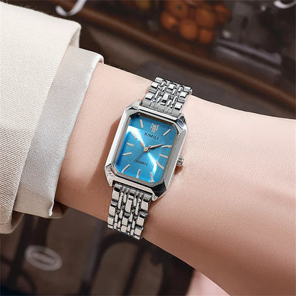 Gold plated quartz watch