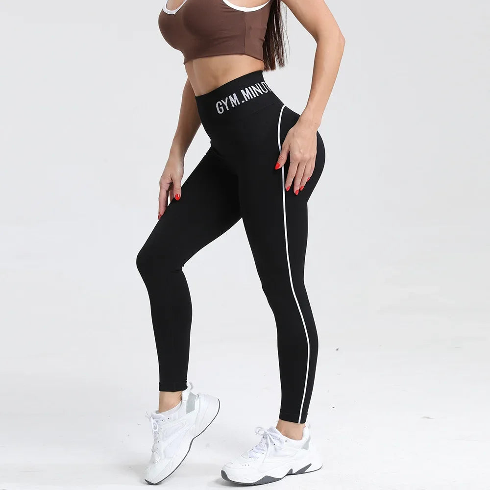 MODX Color-Block Letter Leggings