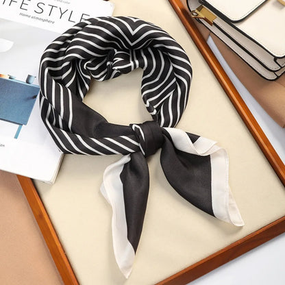 Elegant Square Silk Scarf