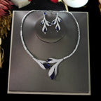 Tulip Crystal Bridal Jewelry Set