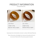 Vintage Wooden Round Bangle