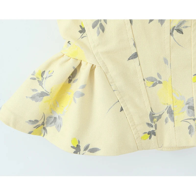 Floral Backless Camis