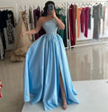 Lace Appliqué Evening Dress