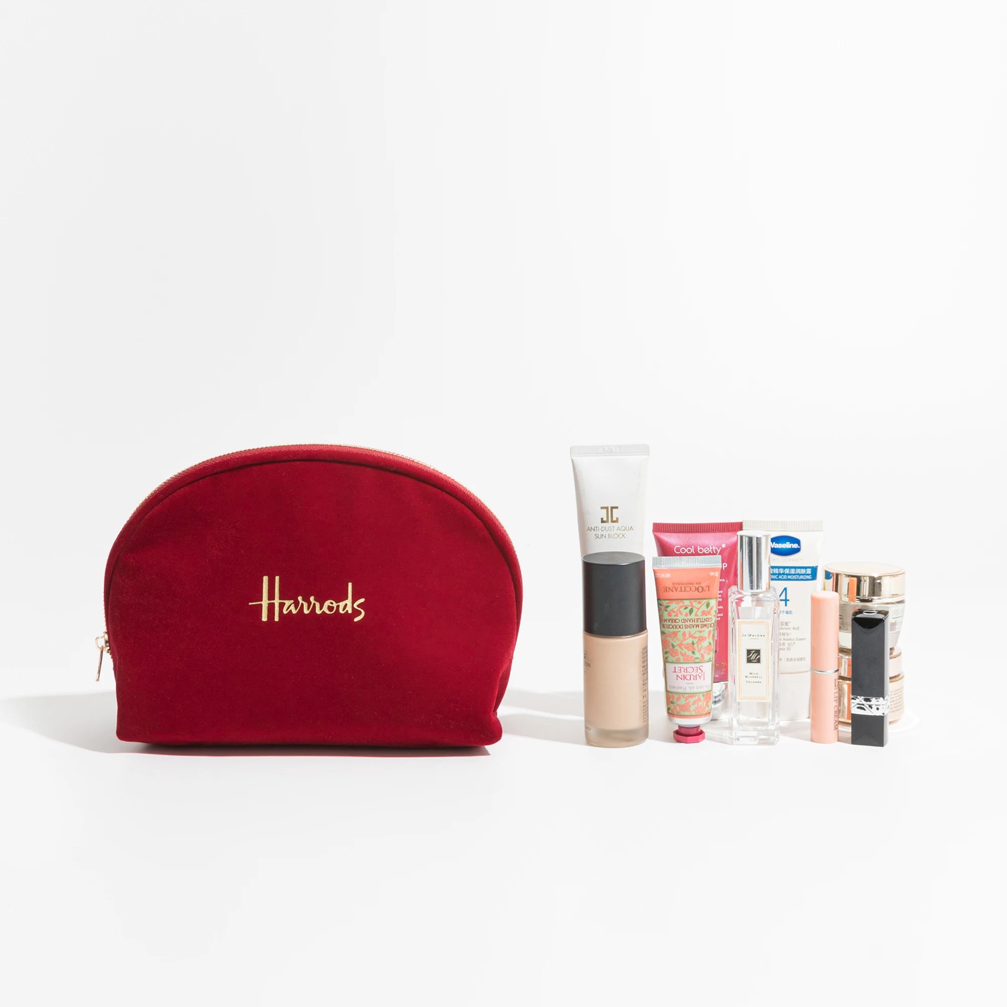 Velvet Letter Clutch