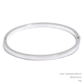 Geometric Gold Bangle Bracelet