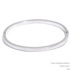 Geometric Gold Bangle Bracelet