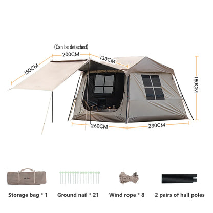 Automatic Ridge Camping Tent 3-4 Person