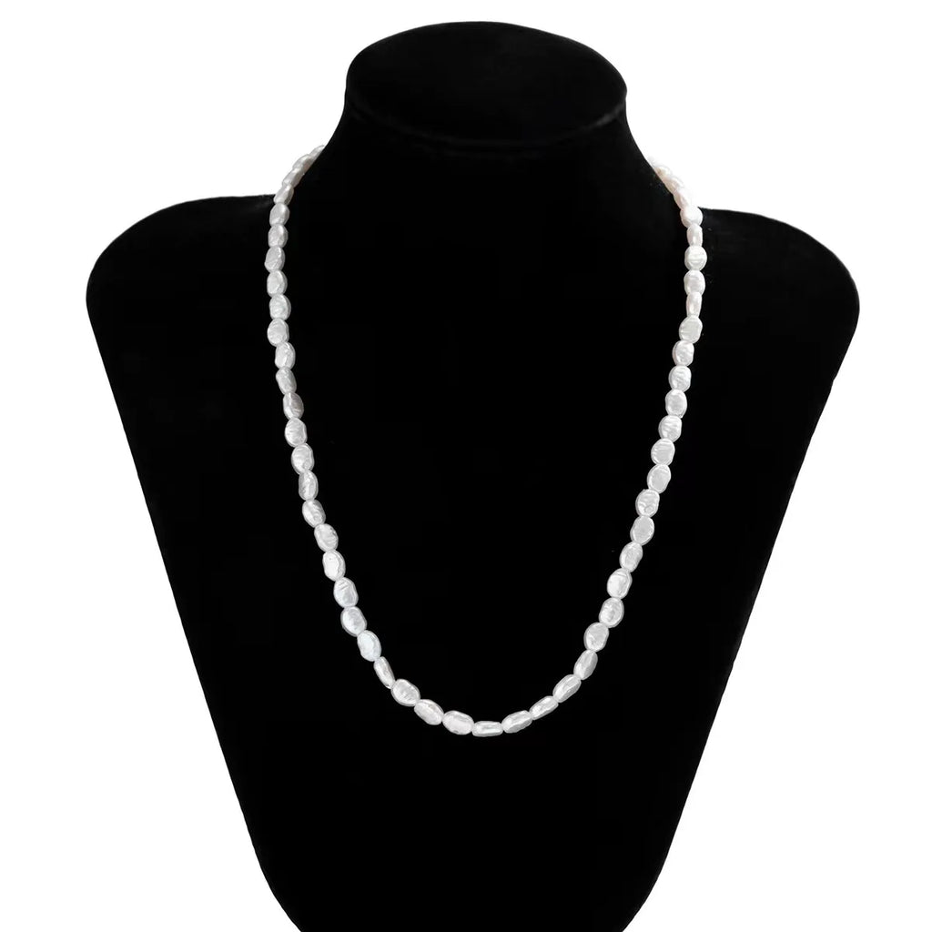 Pearl Teardrop Choker Necklace