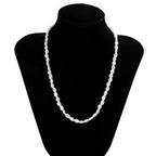 Pearl Teardrop Choker Necklace