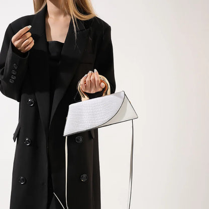 Designer Alligator Shoulder Bag