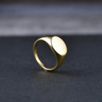 SANGSY Gold-Plated Signet Ring