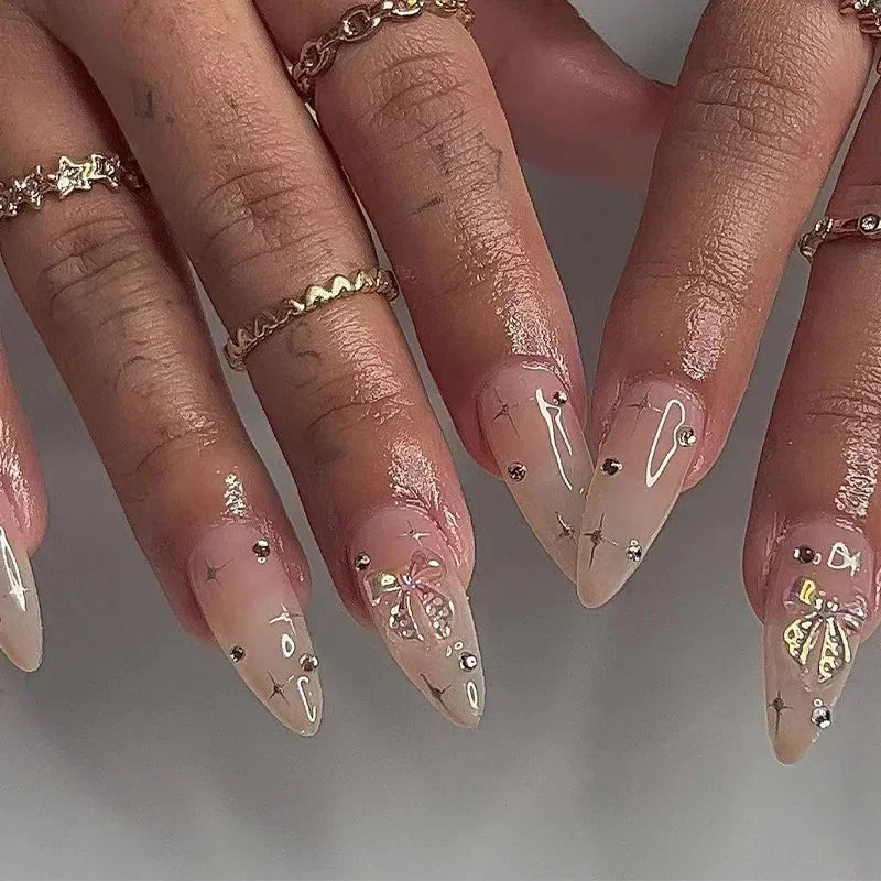 Finished False Nails Detachable Long