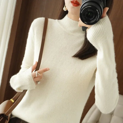 Basic Half-High Collar Sweater