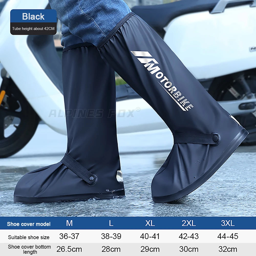 Motorcycle High-Tube Rain Boots