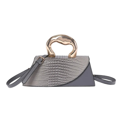 Designer Alligator Shoulder Bag