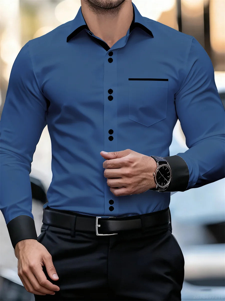 Printed Casual Collar Long Sleeve Shirt