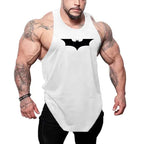 Bat Print Bodybuilding Tank Top