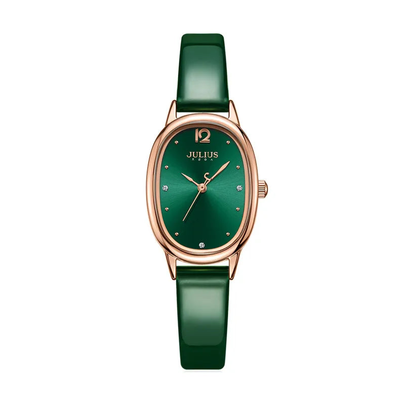 Tonneau Leather Watch