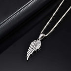 Prjewel Feather Pendant Necklace