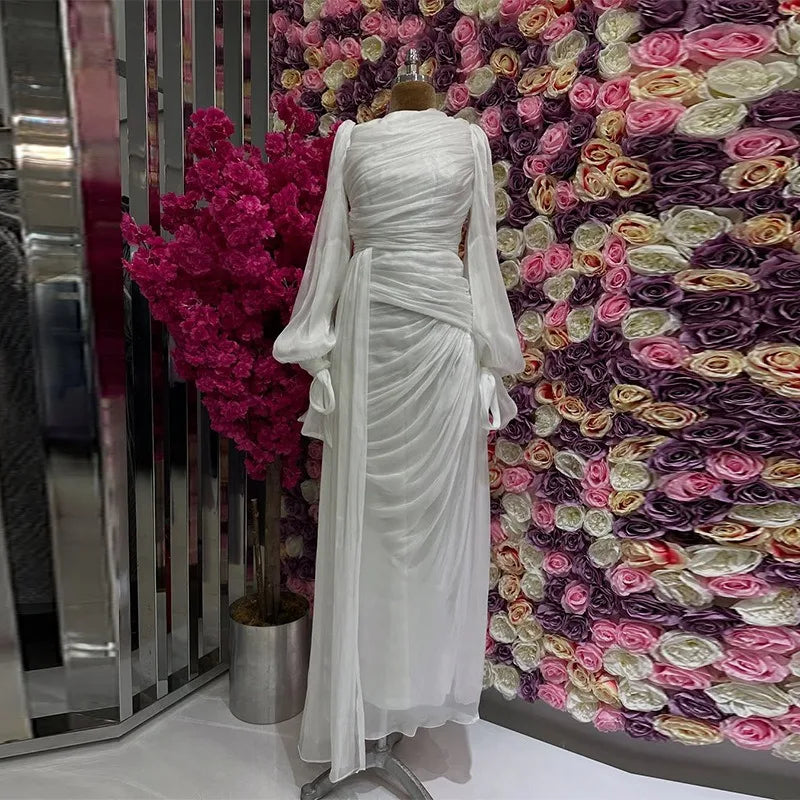Elegant Ruched Mermaid Maxi Dress