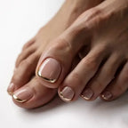 French False Toe Nails Heart