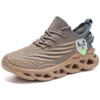 YRZL Sports Running Black Sneakers