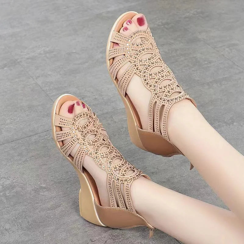 Open Toe Wedge Sandals