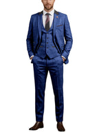 Linen Three-Piece Notch-Lapel Suit