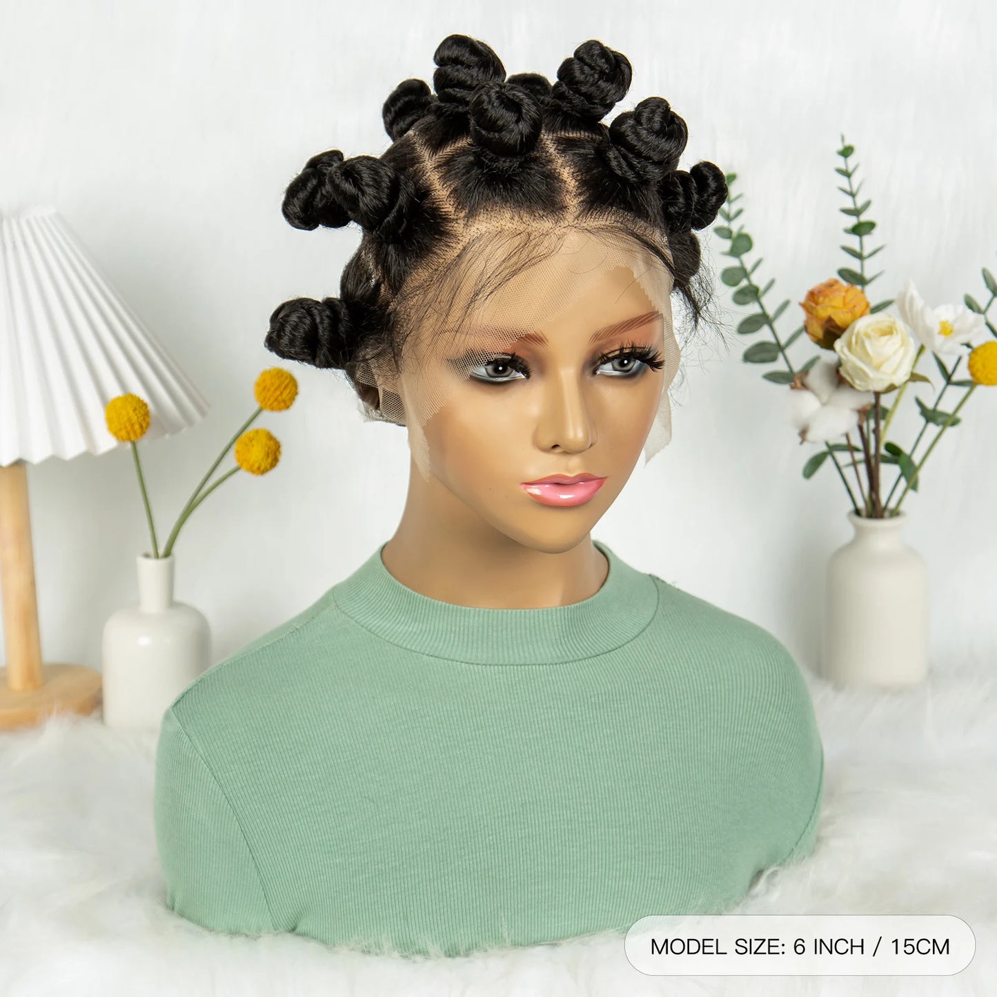 Synthetic Lace Braided Wig