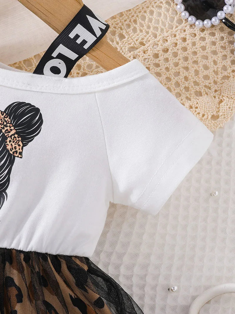 Kids Summer Mesh Dress