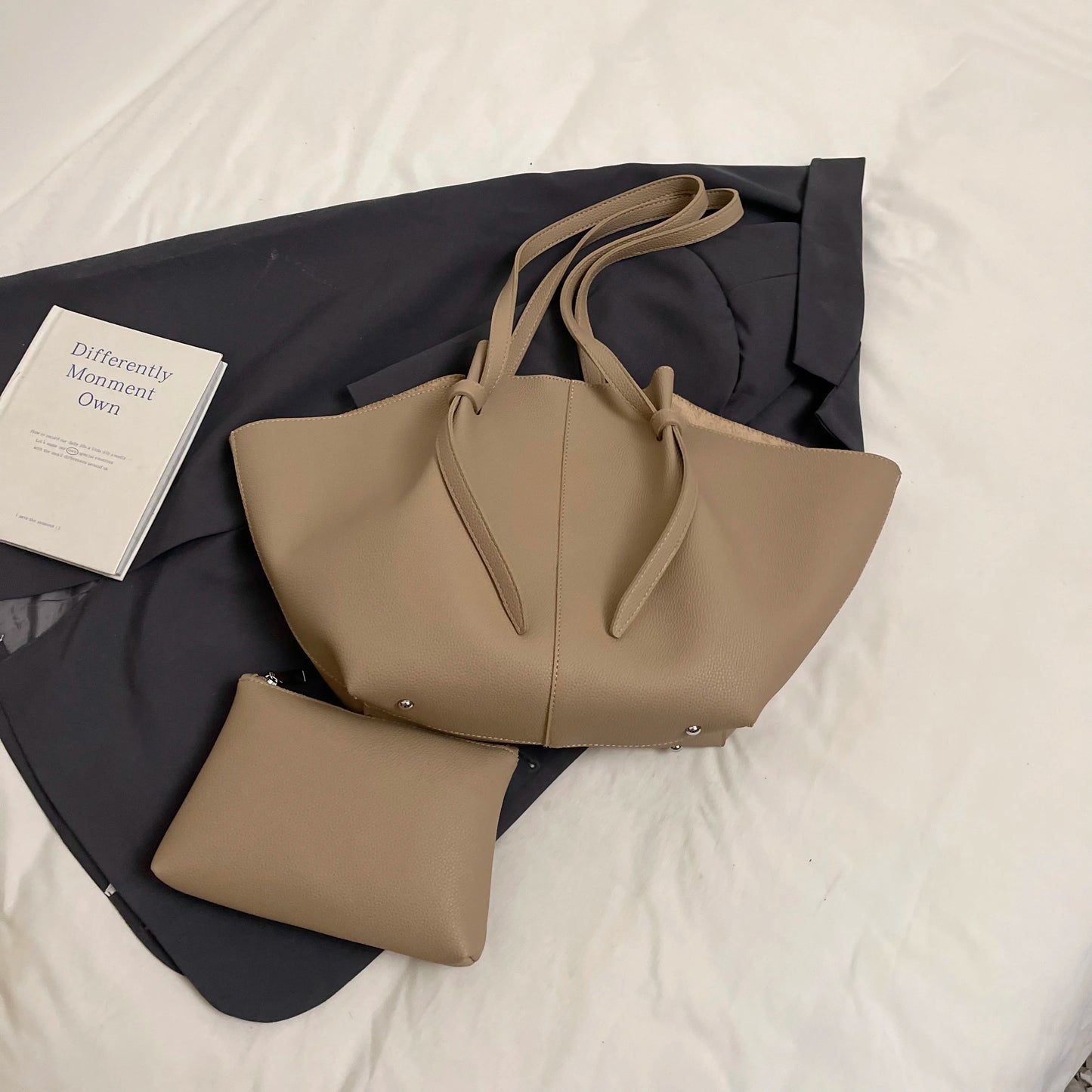 Branded Designer 2-IN-1 Shoulder Tote Bag for Women