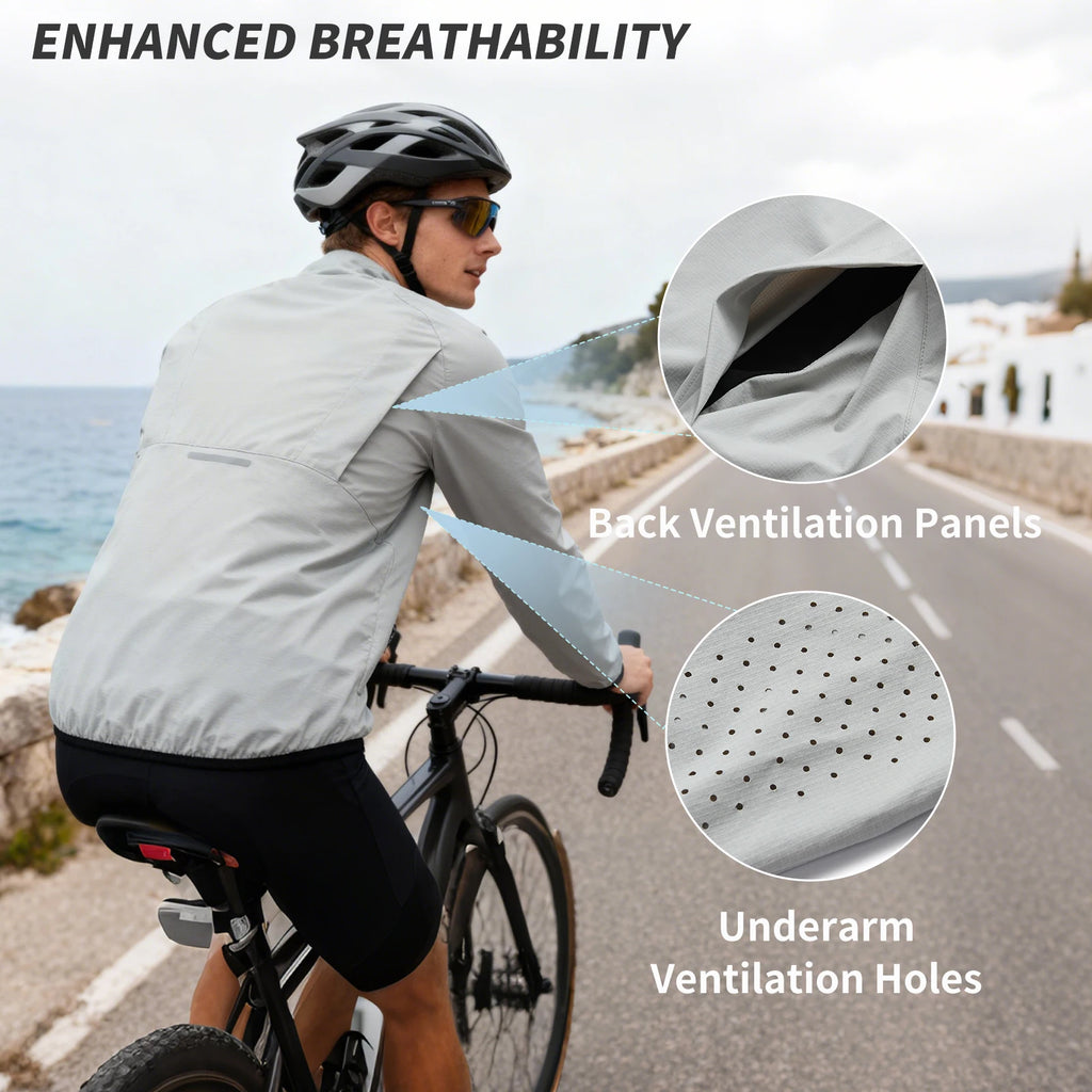 WOSAWE Windproof Cycling Jacket