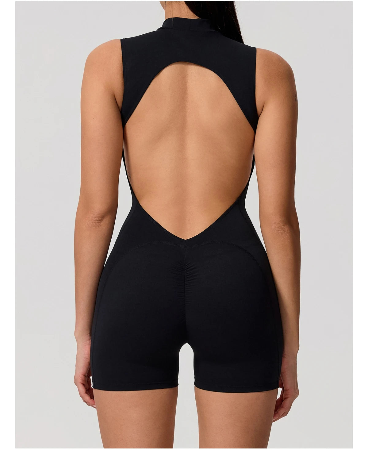 High Waist Scrunch Sports Jumpsuit