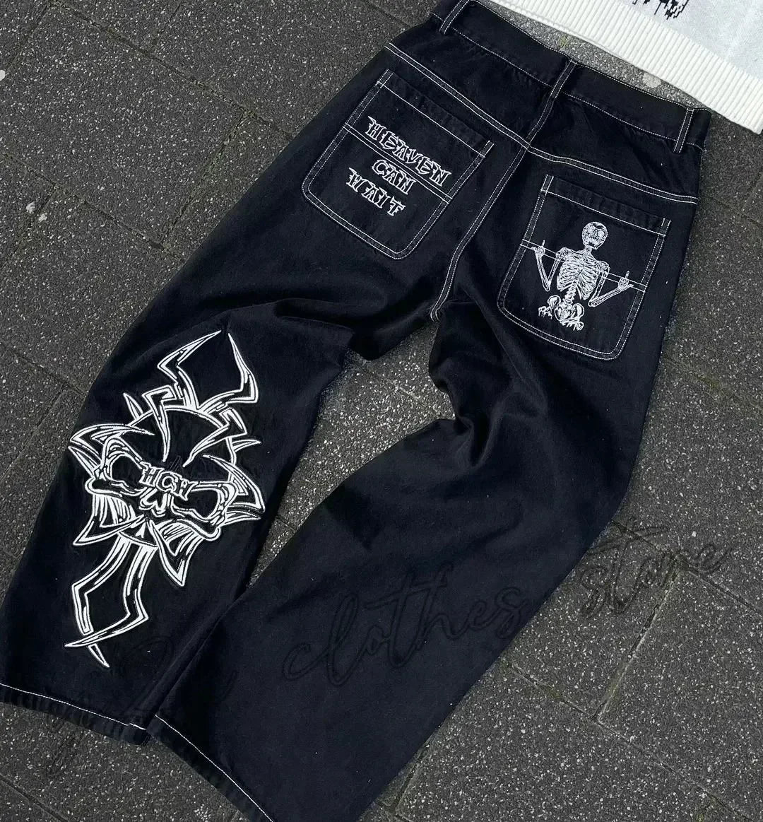 Joker embroidered jeans